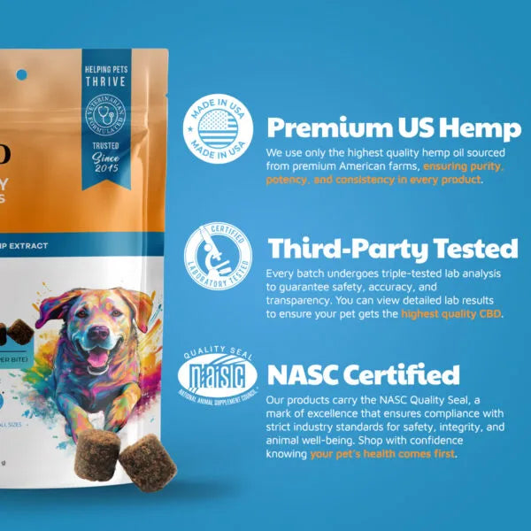 VetCBD Peanut Butter Mobility Chew 120 Pack