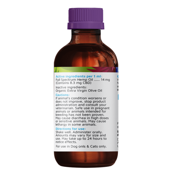 VetCBD Unflavored Daily Relief Tincture 500mg CBD