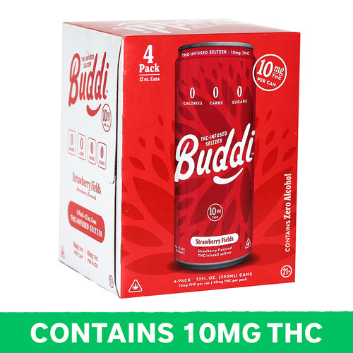 Buddi 10mg Strawberry Fields Seltzer