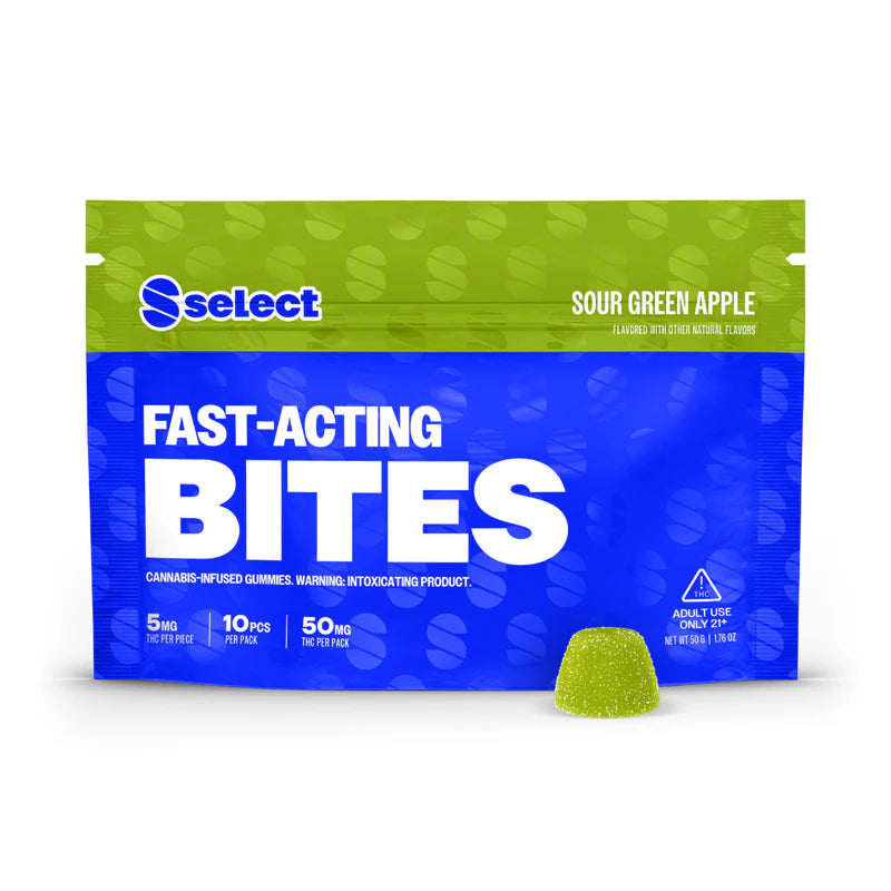 Select Sour Green Apple Fast-acting Gummies 5mg