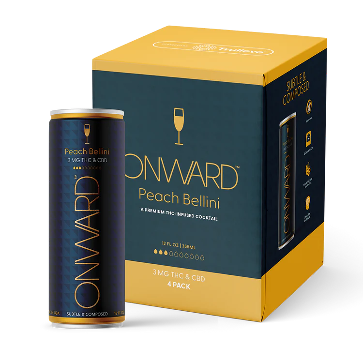 Onward Peach Bellini Seltzer 3mg