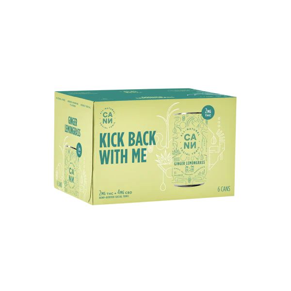 Cann Ginger Lemongrass Seltzer 2mg