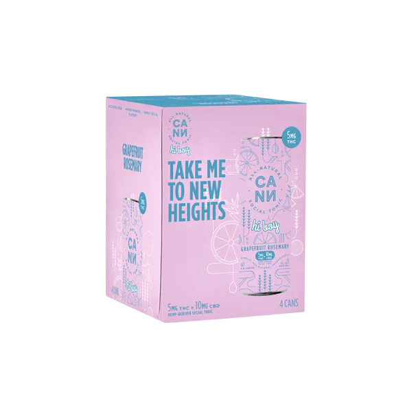 Cann Grapefruit Rosemary Hi Boy Seltzer 5mg