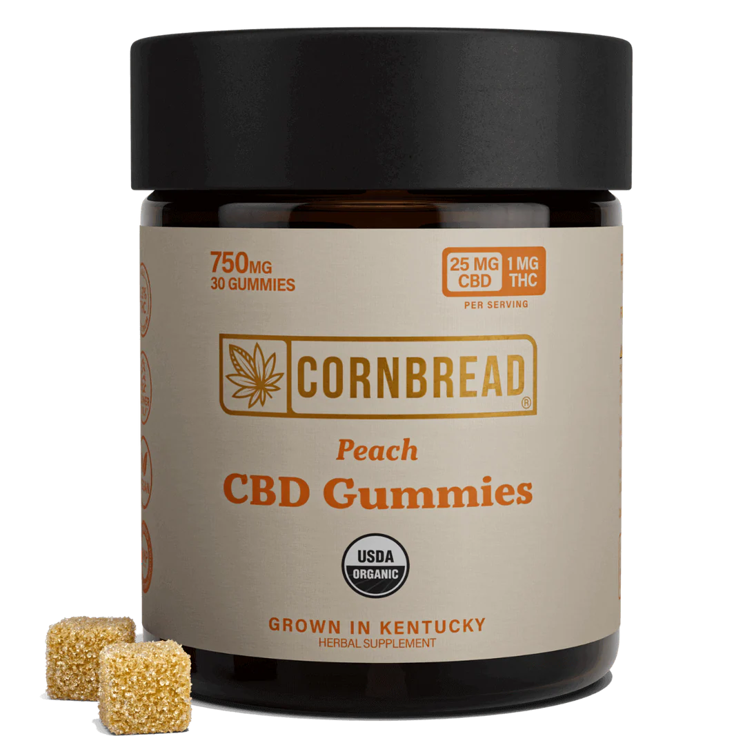 Cornbread Peach CBD Gummies