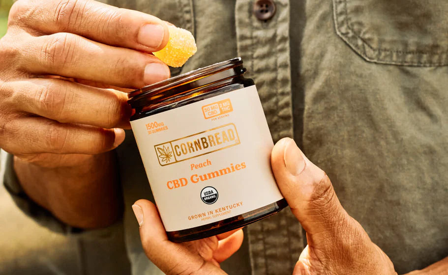 Cornbread Peach CBD Gummies