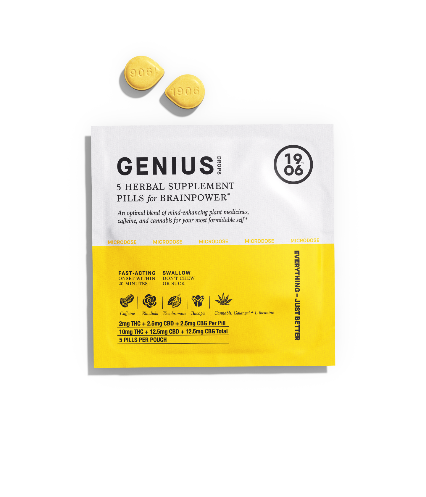 1906 Genius Brainpower Drops 2mg