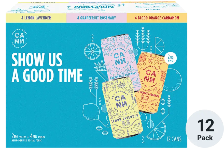 Cann Variety Ratioed Seltzer 2mg