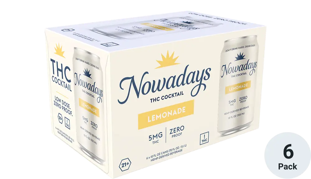 Nowadays Lemonade Seltzer 5mg