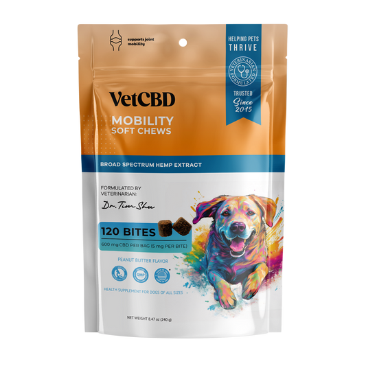 VetCBD Peanut Butter Mobility Chew 120 Pack