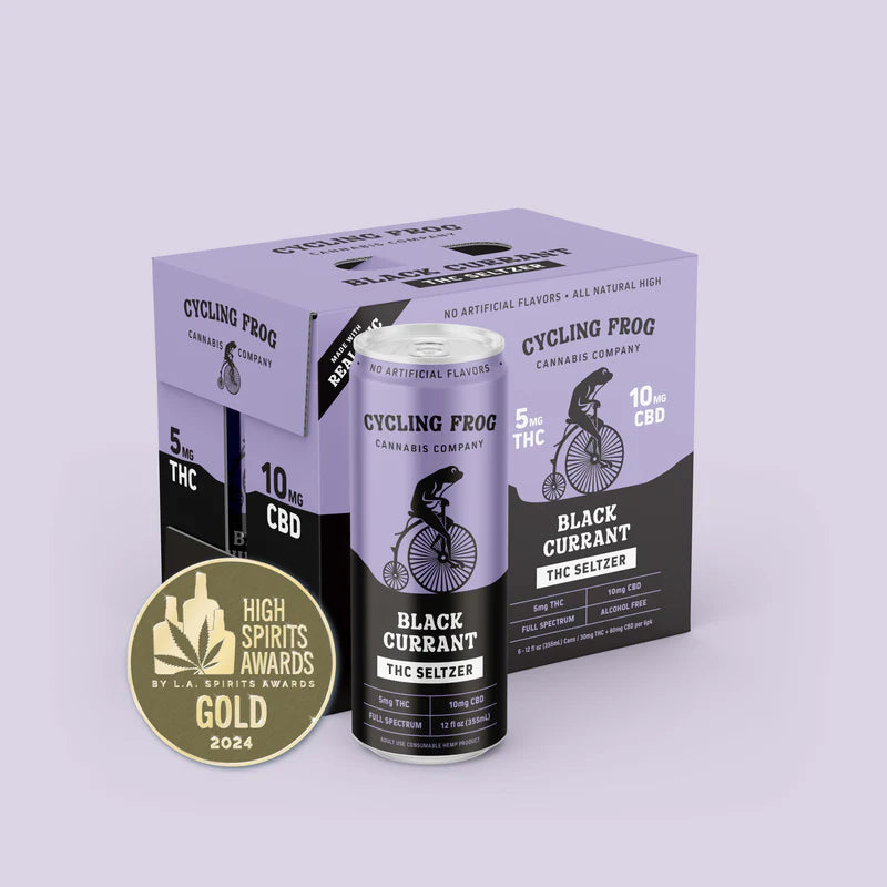 Cycling Frog Black Currant Ratioed Seltzer 5mg