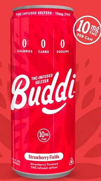 Buddi 10mg Strawberry Fields Seltzer