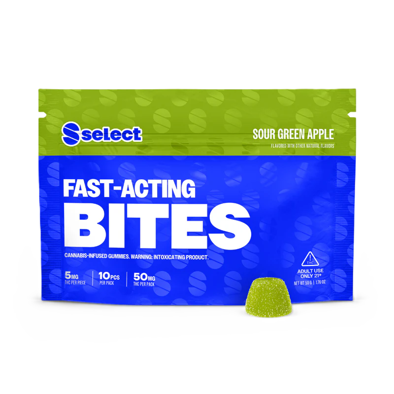 Select Sour Green Apple Fast-acting Gummies 5mg