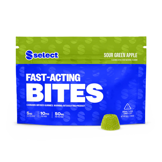 Select Sour Green Apple Fast-acting Gummies 5mg