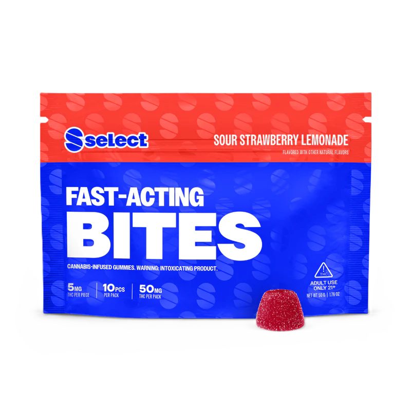 Select Sour Strawberry Lemonade Fast-acting Gummies 5mg