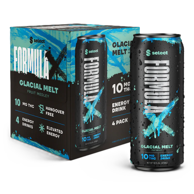 FormulaX Glacial Melt Seltzer 10mg