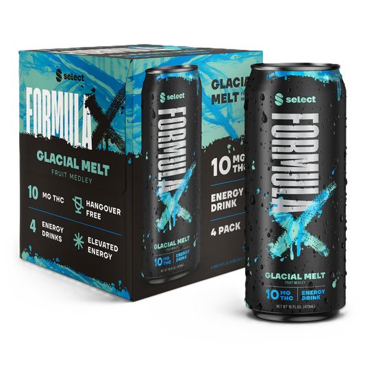 FormulaX Glacial Melt Seltzer 10mg
