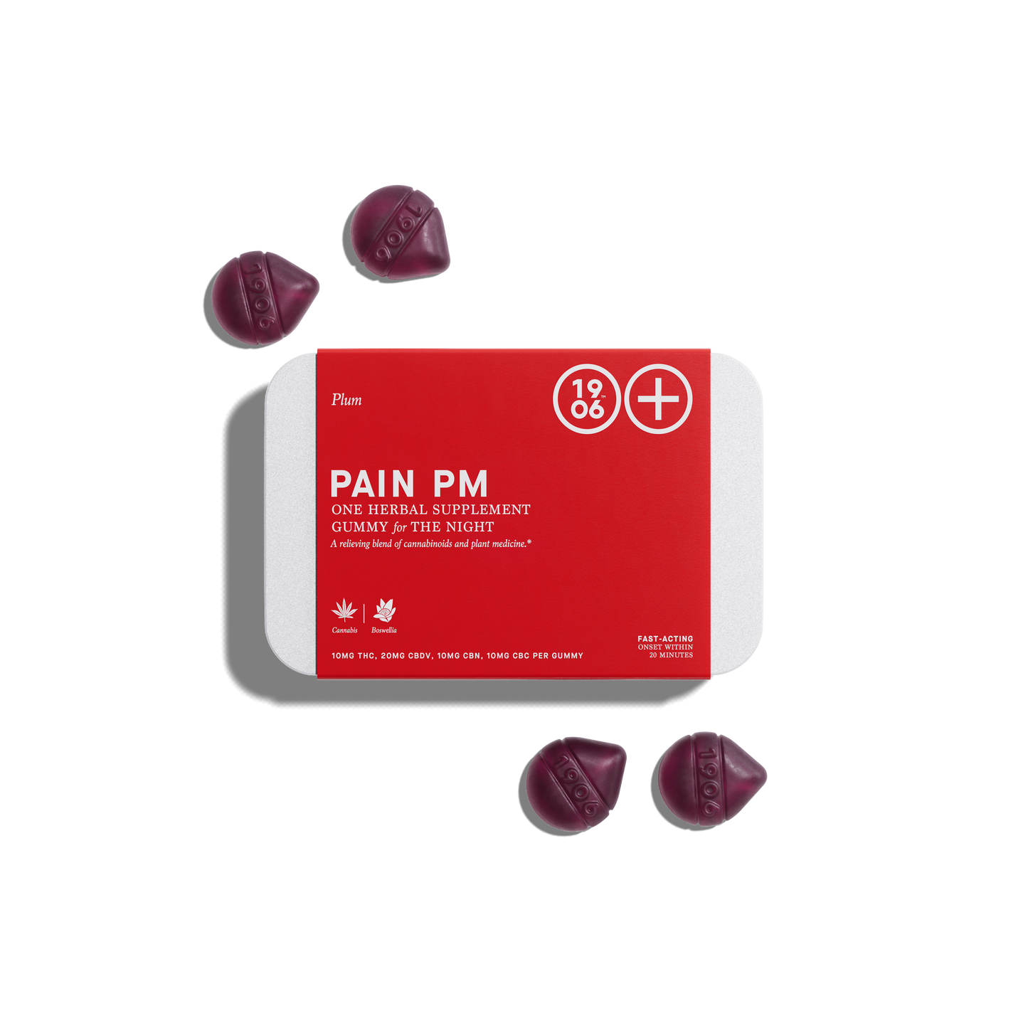 1906 Pain PM Gummies 10mg