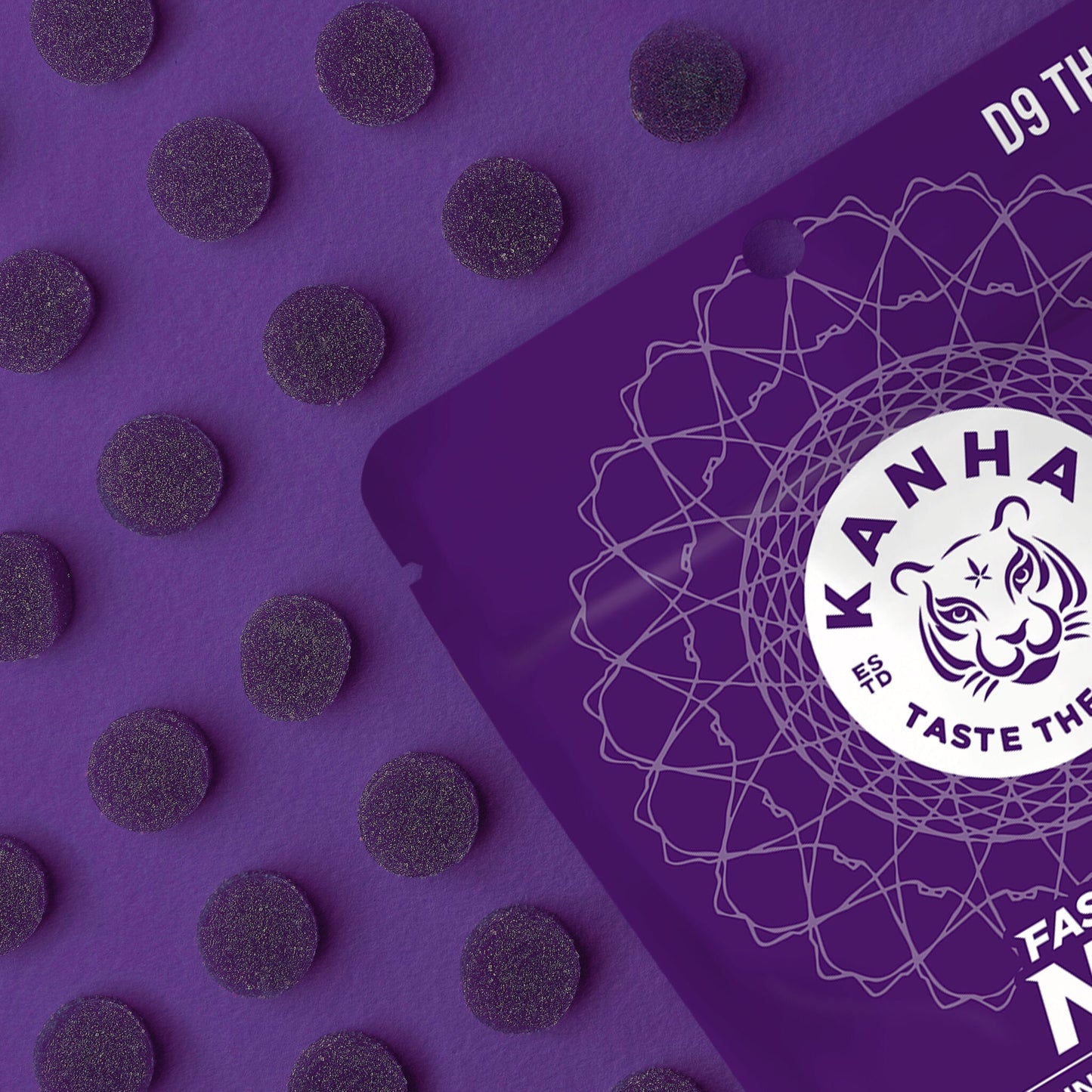 Kanha Grape Nano Indica Gummies 15mg