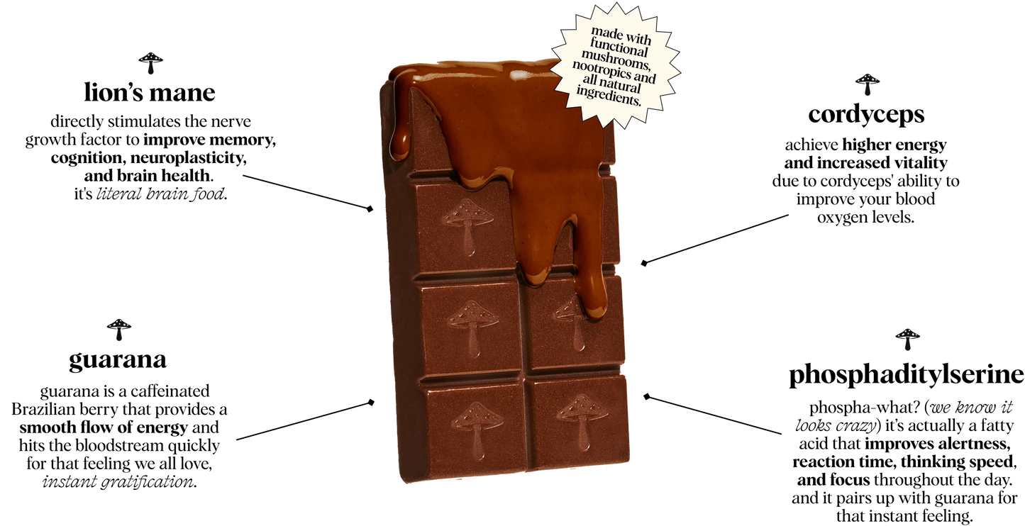 Alice Mushrooms Brainstorm Chocolate