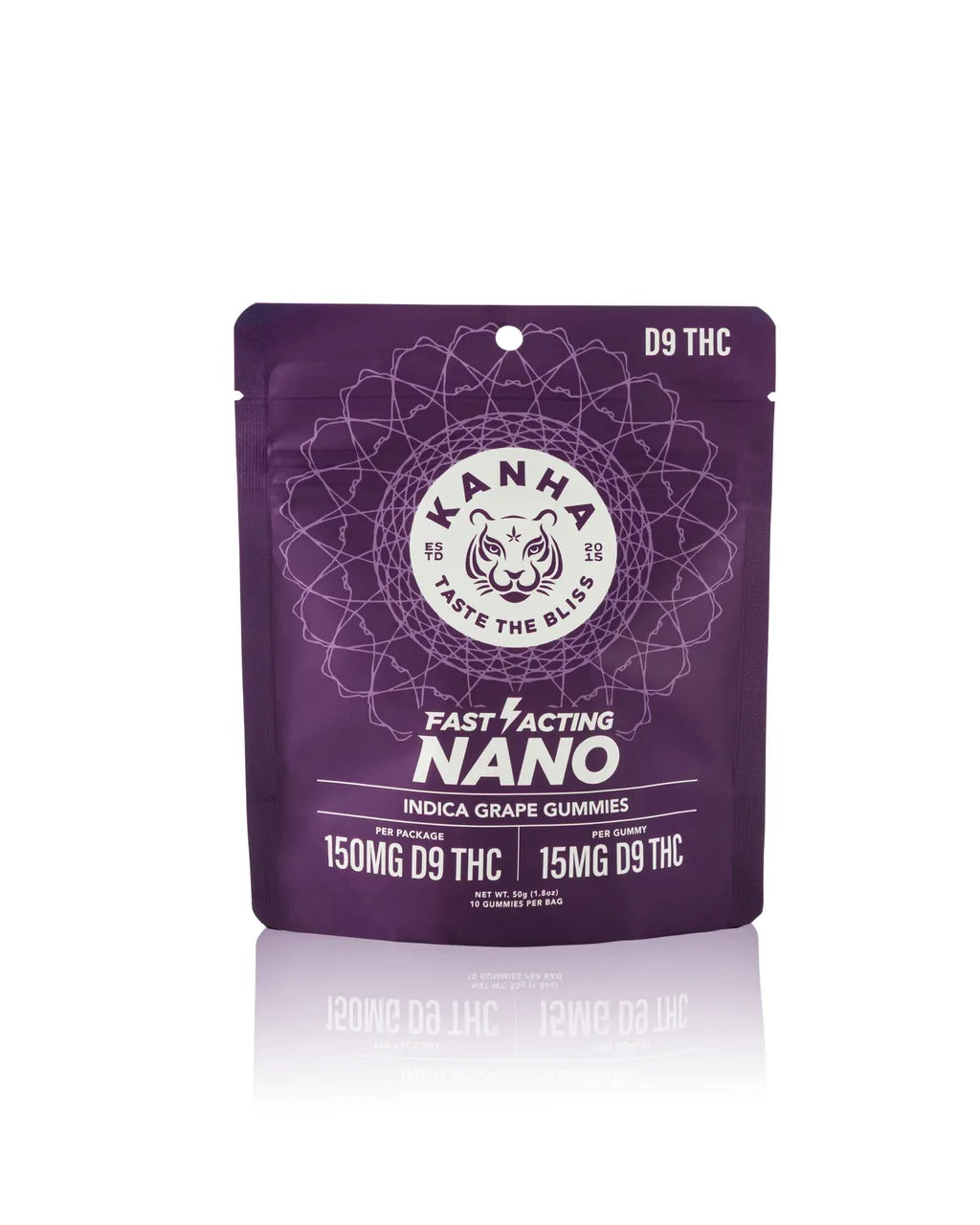 Kanha Grape Nano Indica Gummies 15mg