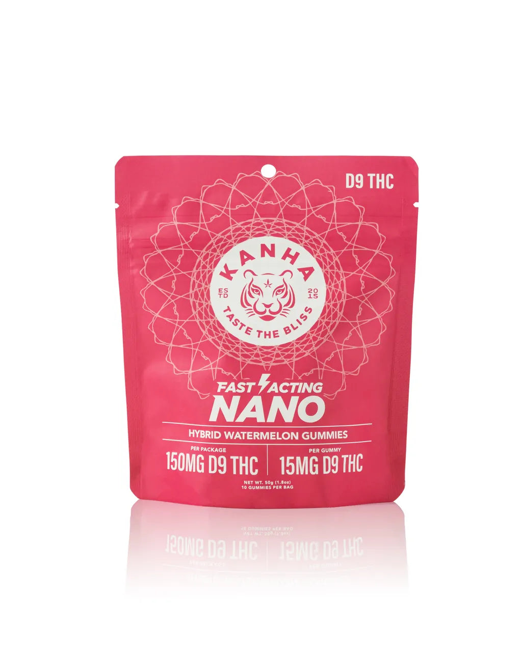 Kanha Watermelon Nano Hybrid Gummies 15mg