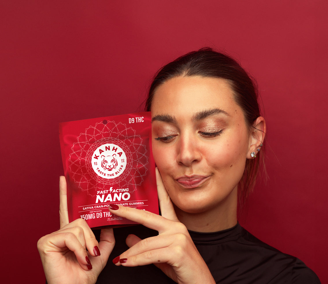 Kanha Raspberry Rose FX Love Gummies 5mg