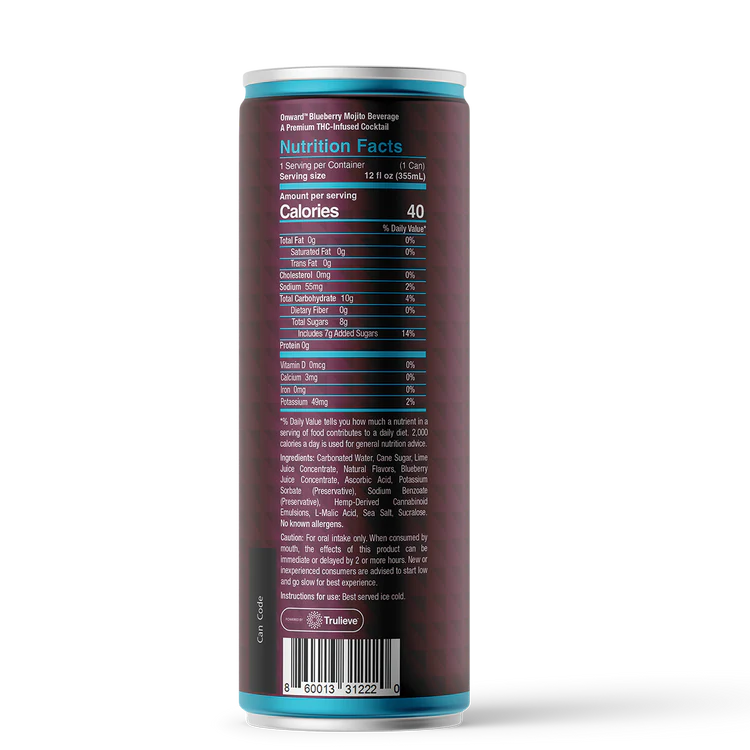 Onward Blueberry Mojito Seltzer 5mg