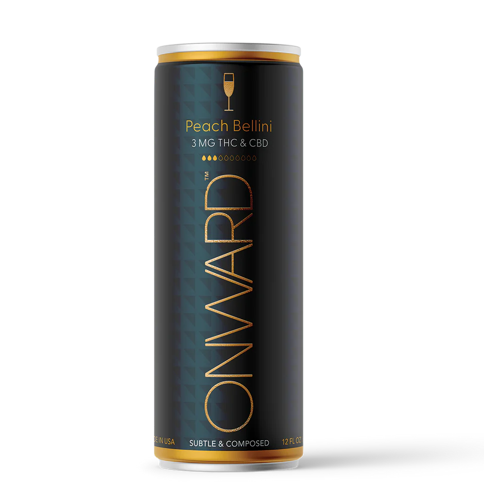 Onward Peach Bellini Seltzer 3mg