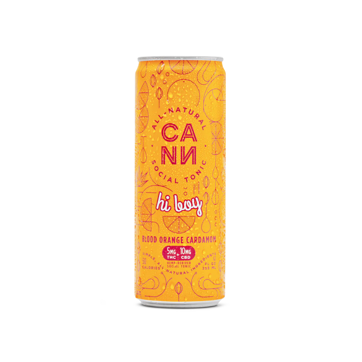 Cann Blood Orange Cardamom Hi Boy Seltzer 5mg