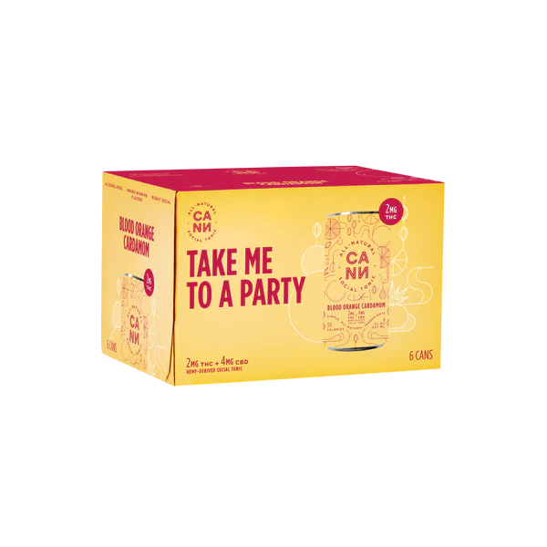 Cann Blood Orange Cardamom Seltzer 2mg