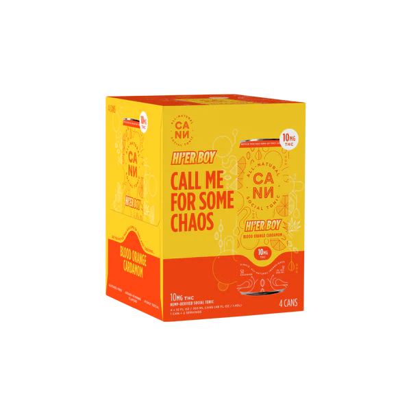 Cann Blood Orange Cardamom Hi'er Boy Seltzer 10mg