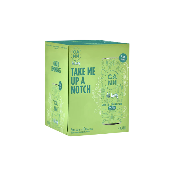 Cann Ginger Lemongrass Hi Boy Seltzer 5mg