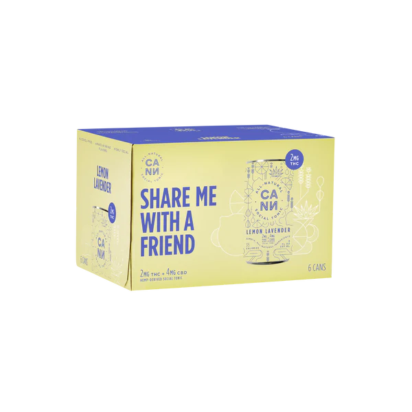 Cann Lemon Lavendar Seltzer 2mg