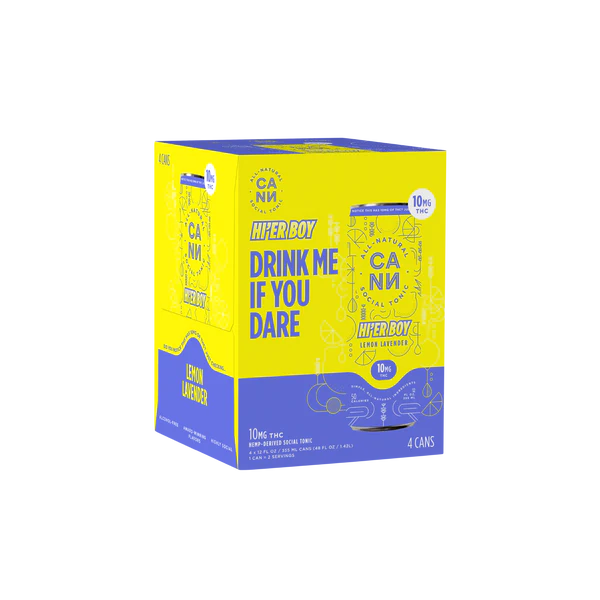 Cann Lemon Lavendar Hi'er Boy Seltzer 10mg