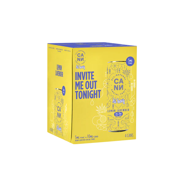 Cann Lemon Lavendar Hi Boy Seltzer 5mg