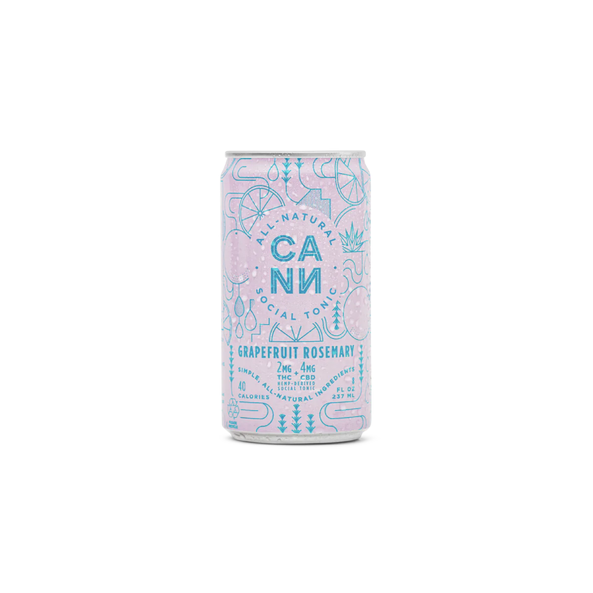 Cann Grapefruit Rosemary Seltzer 2mg