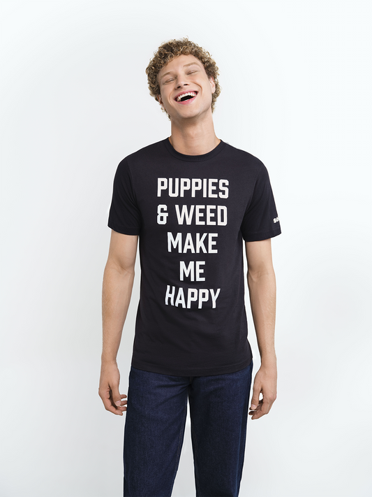 Higher Stitch Puppies & Weed T-Shirt