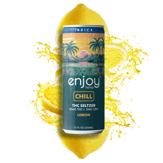 Enjoy Hemp Chill Lemon Seltzer 50mg