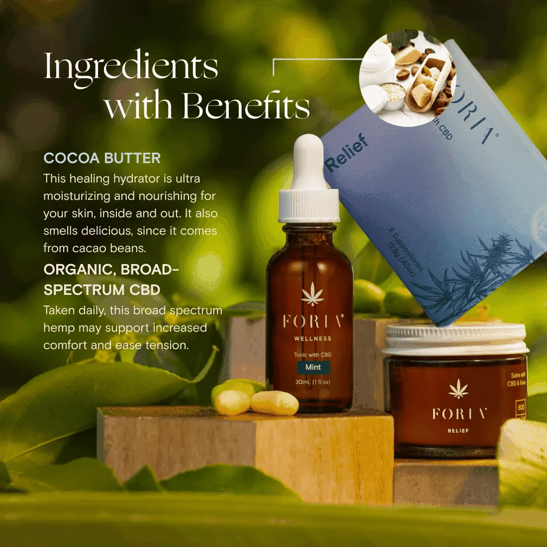 Foria Relief Melts with CBD