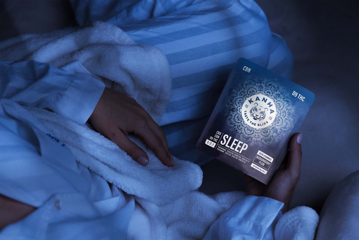 Kanha Marionberry Plum Sleep Gummies 10mg