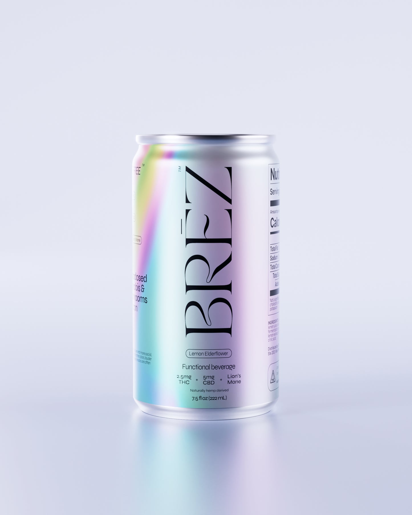 Brez Lemon Elderflower Single Tonic 2.5mg