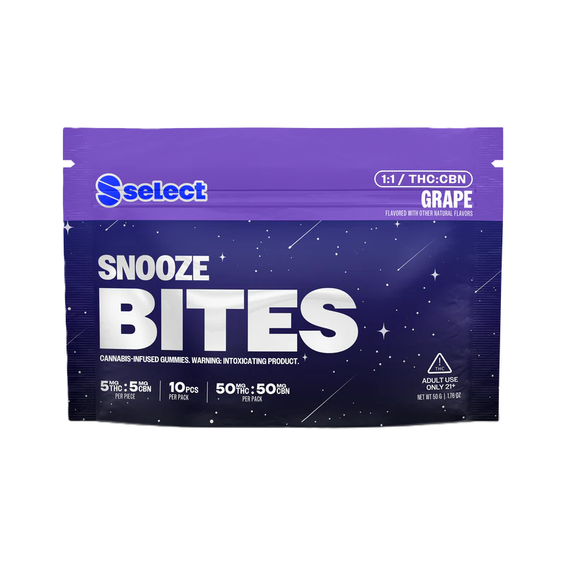 Select Grape Snooze Gummies 5mg