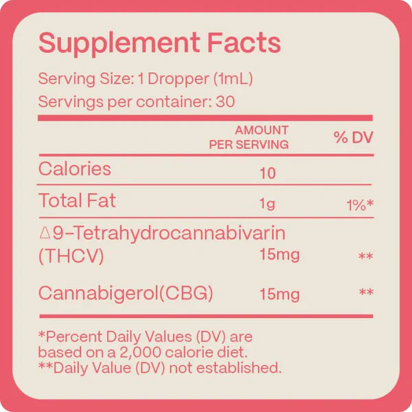 Slumber Crave Less THCV Tincture