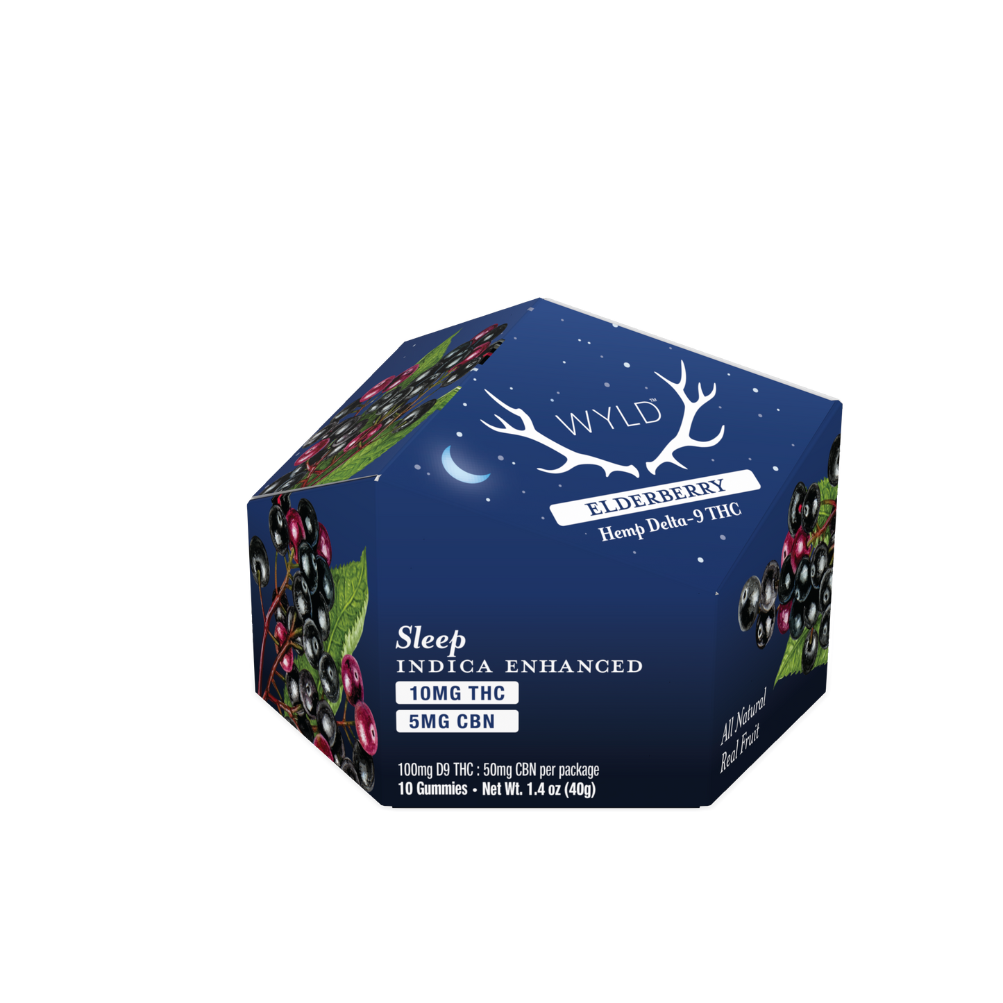Wyld Sleep Elderberry Ratioed Gummies 10mg