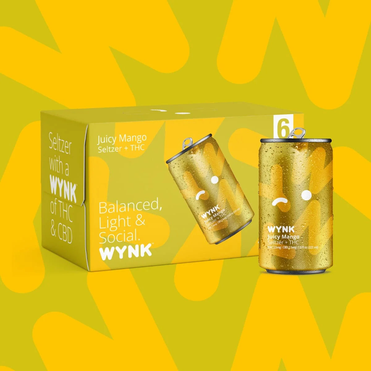 Wynk Juicy Mango Ratioed Seltzer 5mg