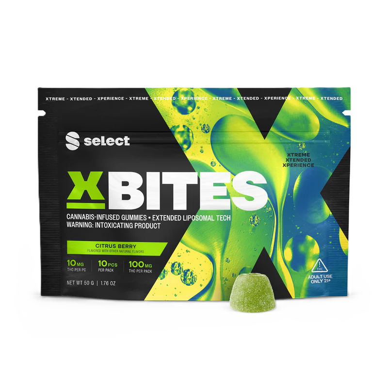 Select Citrus Berry X-Bites Gummies 10mg