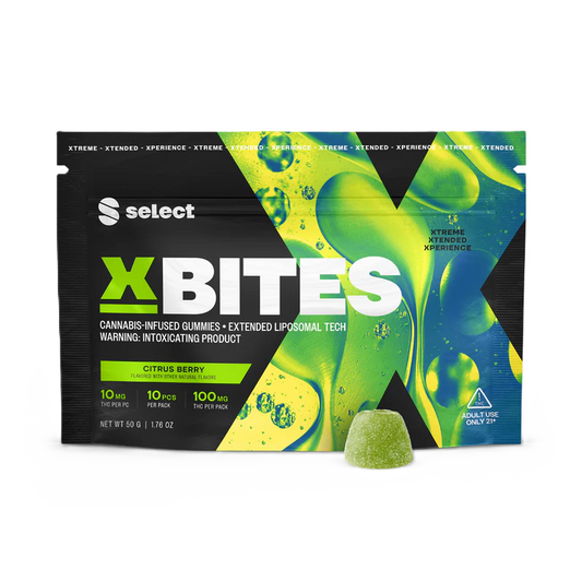 Select Citrus Berry X-Bites Gummies 10mg