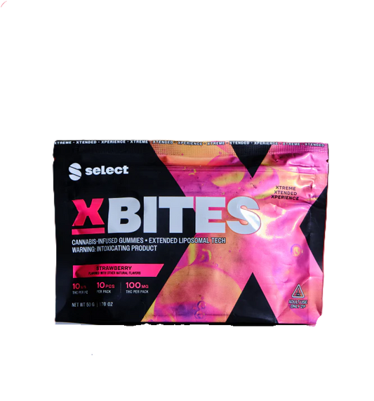 Select Strawberry X-Bites Gummies 10mg