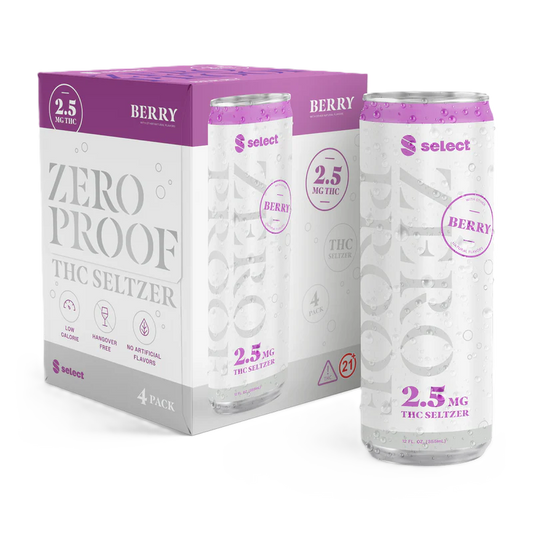 Select Berry Zero Proof Seltzer 5mg