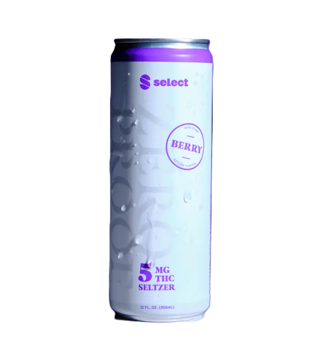 Select Berry Zero Proof Seltzer 5mg